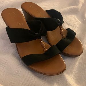 Italian Shoemakers wedge sandals